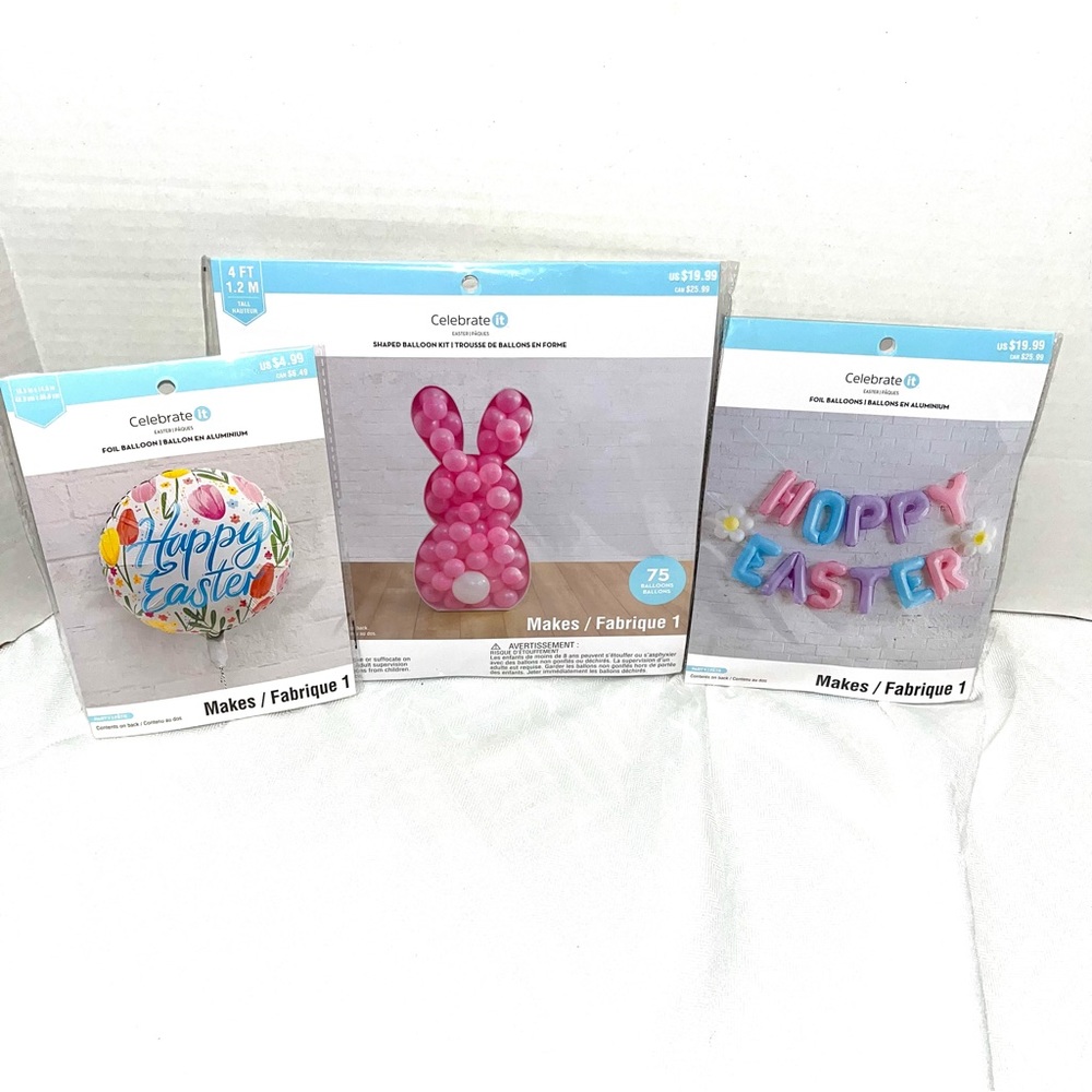 Celebrate It Easter Balloons New in Package